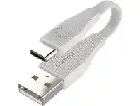 Officeworks Comsol USB-A to USB-C Cable 10cm White offer