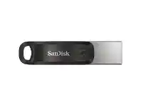 Officeworks SanDisk iXpand 128GB Flash Drive for iPhone Silver offer