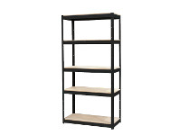 Stratco Stratco Saver Slot-N-Lock Black 5 Shelf Unit offer