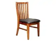 LivingStyles Marni Pine Timber Dining Chair with PU Seat offer