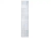 LivingStyles Tristan Ultra Slim Bookcase, White offer