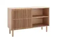 LivingStyles Orton Wooden Sliding Door Sideboard, 124cm offer