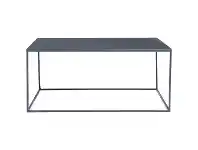 LivingStyles Darnell Metal Square Coffee Table, 80cm, Iridium offer