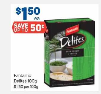 Foodland Fantastic delites 100g offer