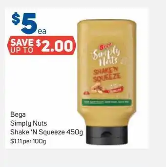 Foodland Bega simply nuts shake 'n squeeze offer