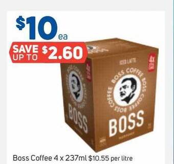 Boss coffee 4 x 237ml