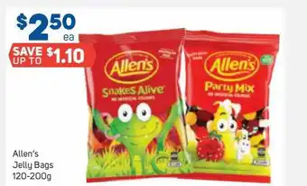 Foodland Allen's jelly bags 120-200g offer