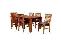 LivingStyles Marni Pine Timber Dining Table, 210cm offer