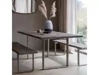 LivingStyles Hernox Acacia Timber & Iron Dining Table, 200cm offer