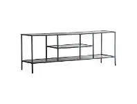 LivingStyles Harison Metal TV Unit, 120cm, Antique Silver offer