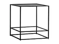 LivingStyles Harison Metal Square Side Table, Antique Silver offer