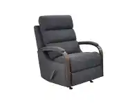 LivingStyles Seward Rhino Fabric Rocking Recliner, Licorice offer