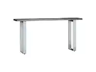 LivingStyles Hernox Acacia Timber & Iron Console Table, 160cm offer