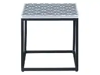 LivingStyles Grosvenor Hand Crafted Bone Inlay Side Table offer