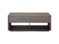 LivingStyles Oscar Mindi Wood 2 Drawer TV Unit, 140cm, Latte offer