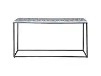 LivingStyles Grosvenor Hand Crafted Bone Inlay Console Table, 160cm offer