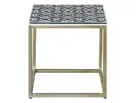 LivingStyles Chelsea Hand Crafted Bone Inlay Side Table offer
