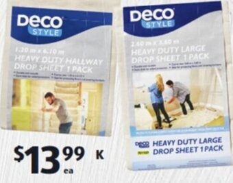ALDI Paint Drop Sheets offer