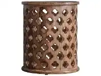 LivingStyles Jarco Mango Wood Round Side Table offer