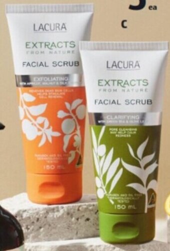 ALDI Lacura Extracts From Nature Facial Scrub 150ml offer