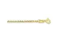 Bevilles Jewellery 9ct Yellow Gold Hollow Box Chain Necklace offer