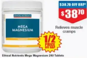 Ethical Nutrients Mega Magnesium 240 Tablets