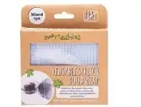 Little Mashies Reusable Stretch Silicone Food Wrap Includes Small, Medium & Large