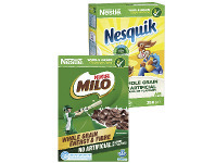 Foodworks Nestlé Milo or Nesquik Cereal 340/350g offer
