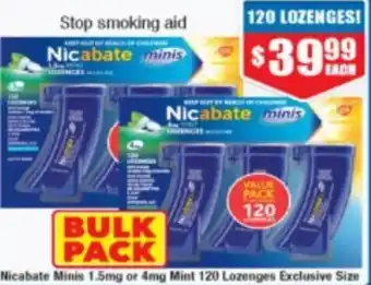 Chemist Warehouse 4mg Mint 120 Lozenges offer