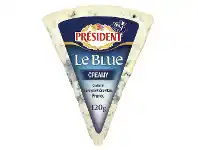 President Le Blue Creamy Cheese Wedge 120g