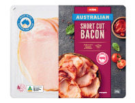 Coles Coles Australian Made Short Cut Rindless Bacon 200g offer