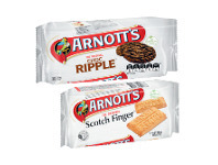 Coles Arnott’s Scotch Finger, Choc Ripple or Hundreds & Thousands Biscuits 200g-250g offer