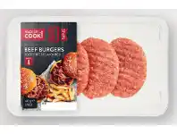 ALDI Ready, Set…Cook! Boozy Beer Flavoured Beef Burgers 400g offer
