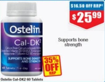Chemist Warehouse Ostelin Cal-DK2 60 Tablets offer