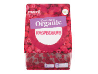 Woolworths Macro Organic Frozen Raspberries 450g offer