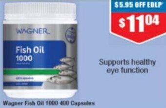 Chemist Warehouse Wagner Fish Oil 1000 400 Capsules offer