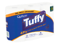 Woolworths Quilton Tuffy Paper Towel Pk 3 offer