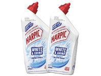 Harpic White & Shine Bleach Toilet Cleaner Power Fresh 450ml