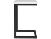 LivingStyles Rapid Eternity Side Table, White / Black offer