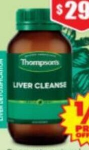 Chemist Warehouse Thompson's Liver Cleanse 120 Capsules offer