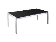 LivingStyles Barcelo Glass Top Coffee Table, 120cm offer
