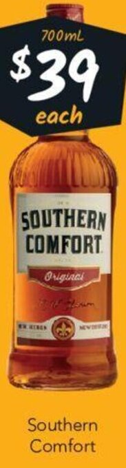 Cellarbrations Southern Comfort 700ml offer