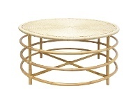 LivingStyles Foitrit Rattan Round Coffee Table, 93cm offer