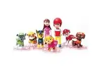 Cake Ornament Toppers Set - Plastic, Paw Patrol 8 pk