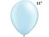 Balloon - Latex 11" Pearl Light Blue