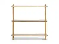 LivingStyles Rakk Oak Display Shelf, Small, Oak offer