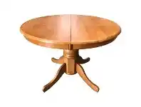 Mustang Rubberwood Extensible Dining Table, 106-150cm, Umber