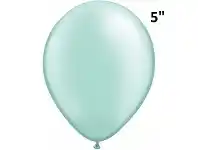 The Party People Shop Balloon - Latex 5" Pearl Mint Green offer