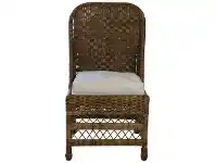 LivingStyles Savannah Lattice Rattan Dining Chair, Tobacco offer