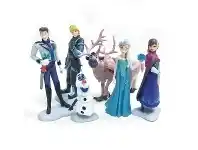 The Party People Shop Cake Ornament Toppers Set - Plastic, Frozen 6 pk offer